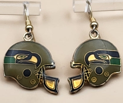 NFL SEATTLE SEAHAWKS Vintage Dangle Earrings