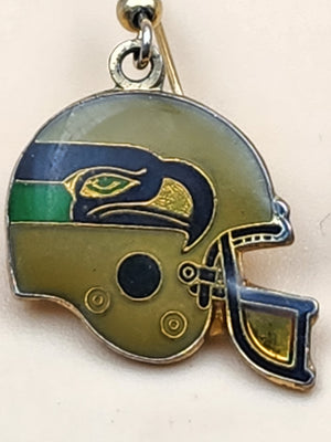 NFL SEATTLE SEAHAWKS Vintage Dangle Earrings