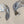 Silver Tone 1990's Vintage Quilted Design Thick Huggie Hoop Earrings
