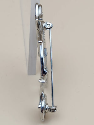 J.J. JONETTE JEWELRY 1988 Vintage High Wheel Bicycle Brooch