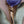 Dimensional Purple Tulip/Gold Tone/Green Enamel Leaf 3.25