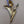 Dimensional Purple Tulip/Gold Tone/Green Enamel Leaf 3.25