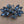 1940's-1950's Navette/Round Blue Rhinestones/ Resin Spheres 3D Layered Brooch
