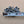 1940's-1950's Navette/Round Blue Rhinestones/ Resin Spheres 3D Layered Brooch