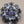 Antiqued Silver Tone/Clear/Purple Rhinestone/Faux Pearl Mid 20th Century Brooch