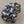 Antiqued Silver Tone/Clear/Purple Rhinestone/Faux Pearl Mid 20th Century Brooch