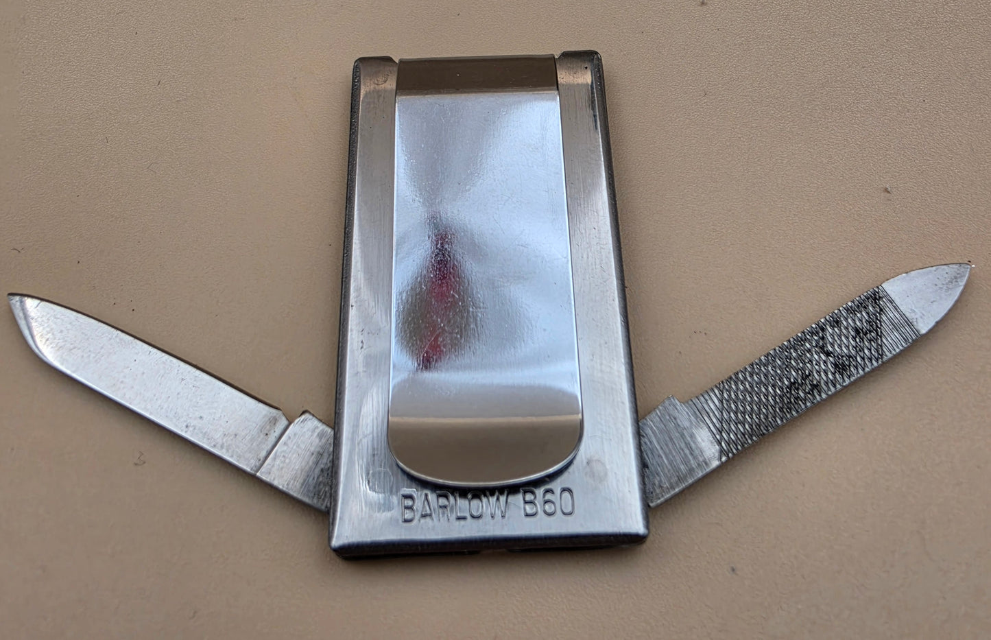 1983 Harley Davidson Money Clip/Pocket Knife Salem, Oregon 25th Anniversary Advertising Piece