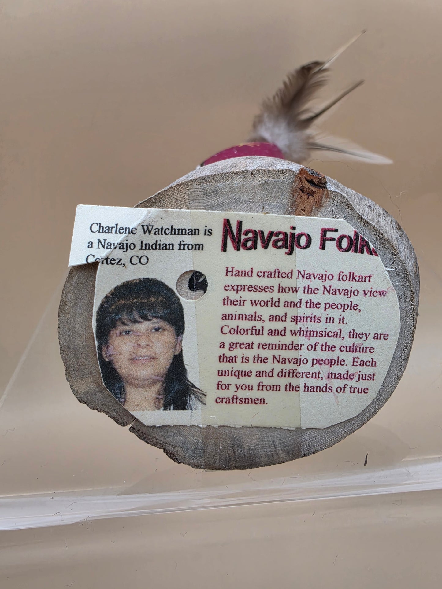 NAVAJO Charlene Watchman  Signed Folk Art Cortez, Colorado