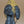 Wooden Hand Carved and Painted Yellow Chickadee Bird with Metal Legs