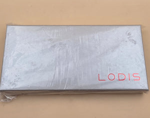 LODIS Black Leather Card Stacker and Change Purse