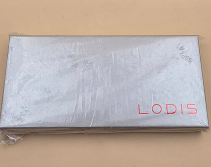 LODIS Black Leather Card Stacker and Change Purse