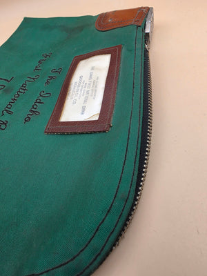 A. RIFKIN CO. The Idaho First National Bank, Boise For Goodman Oil Co. Homedale, Idaho 1960's Locking Bank Bag and Key