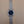 CHARLES RAYMOND Silver Tone/Rhinestone/Blue Dial Watch with Matching Bracelet and 4 Extra Links