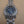 CHARLES RAYMOND Silver Tone/Rhinestone/Blue Dial Watch with Matching Bracelet and 4 Extra Links