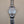 CHARLES RAYMOND Silver Tone/Rhinestone/Blue Dial Watch with Matching Bracelet and 4 Extra Links