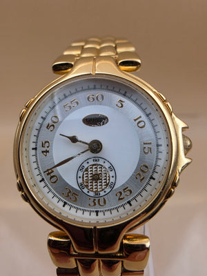 GUESS Vintage 1994 "Art Deco" Inspired Gold Tone Bracelet Watch