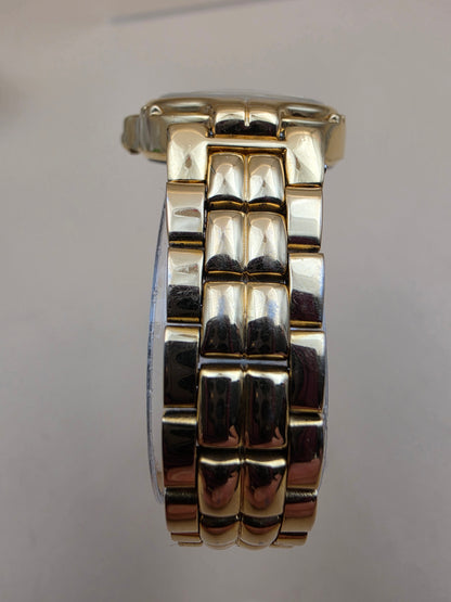 GUESS Vintage 1994 "Art Deco" Inspired Gold Tone Bracelet Watch