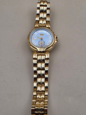 GUESS Vintage 1994 "Art Deco" Inspired Gold Tone Bracelet Watch