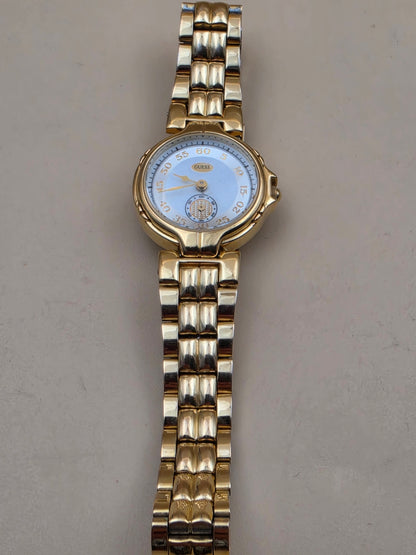 GUESS Vintage 1994 "Art Deco" Inspired Gold Tone Bracelet Watch