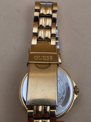 GUESS Vintage 1994 "Art Deco" Inspired Gold Tone Bracelet Watch
