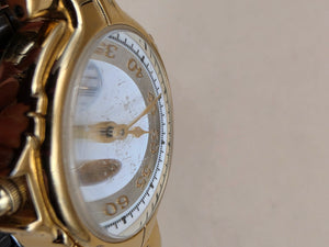 GUESS Vintage 1994 "Art Deco" Inspired Gold Tone Bracelet Watch