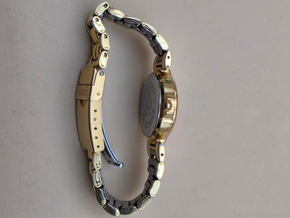 GUESS Vintage 1994 "Art Deco" Inspired Gold Tone Bracelet Watch