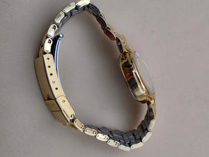 GUESS Vintage 1994 "Art Deco" Inspired Gold Tone Bracelet Watch