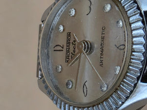 KRONATRON ELECTRA Mechanical Movement/Fluted Bezel/ Expandable Bracelet Band