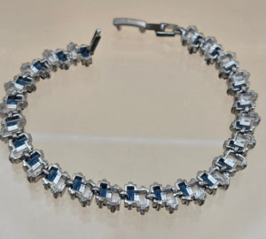 IMPERIUM Lab/Simulated Stones /Sterling Silver Plated 7"Tennis Bracelet