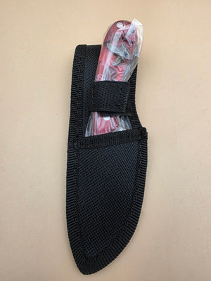 Wooden Handle Eagle Knife with Sheath