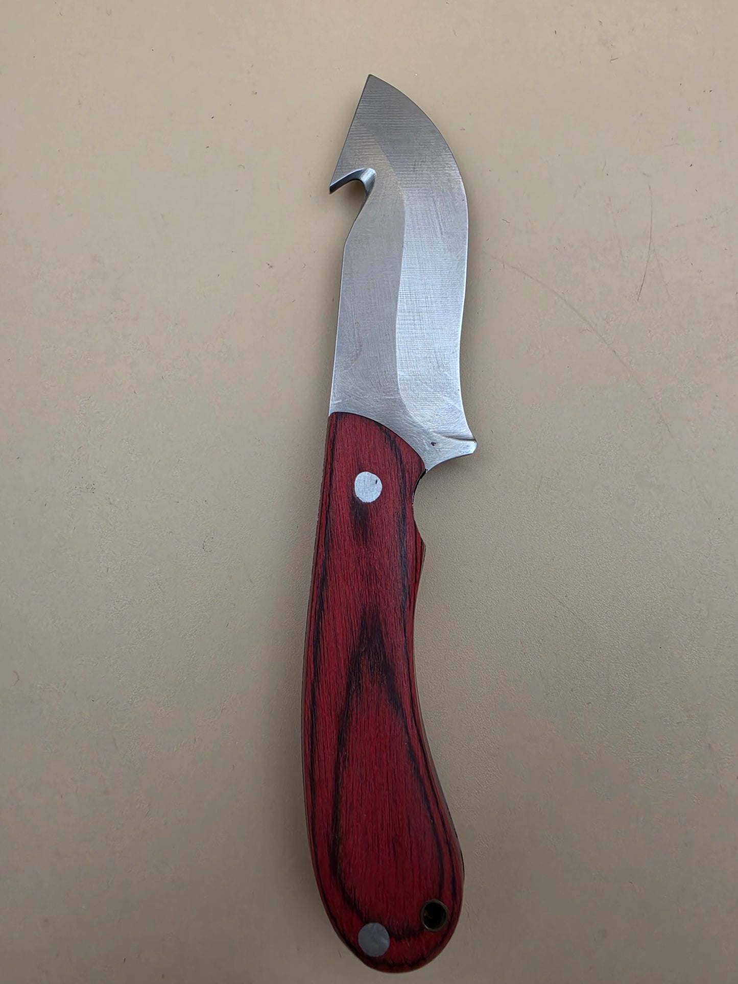 Wooden Handle Eagle Knife with Sheath