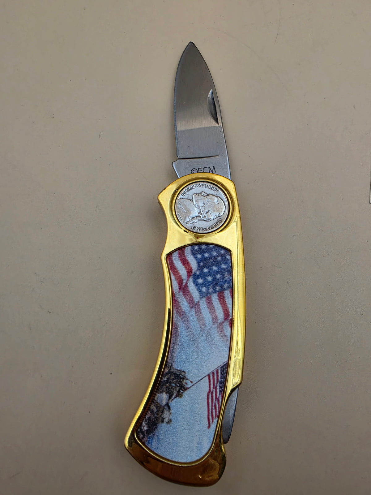 Silver Nickel Collectors WWII Pocket Knife