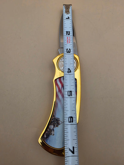 Silver Nickel Collectors WWII Pocket Knife