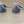Pewter/Glass Goat Head Set of 2 Shot Glasses