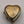Brass Heart/Vintage 1950's Hinged Jewelry/Trinket Box
