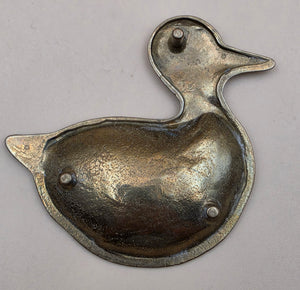 Solid Brass Vintage 1960's Duck Jewelry/Trinket/Candy Dish