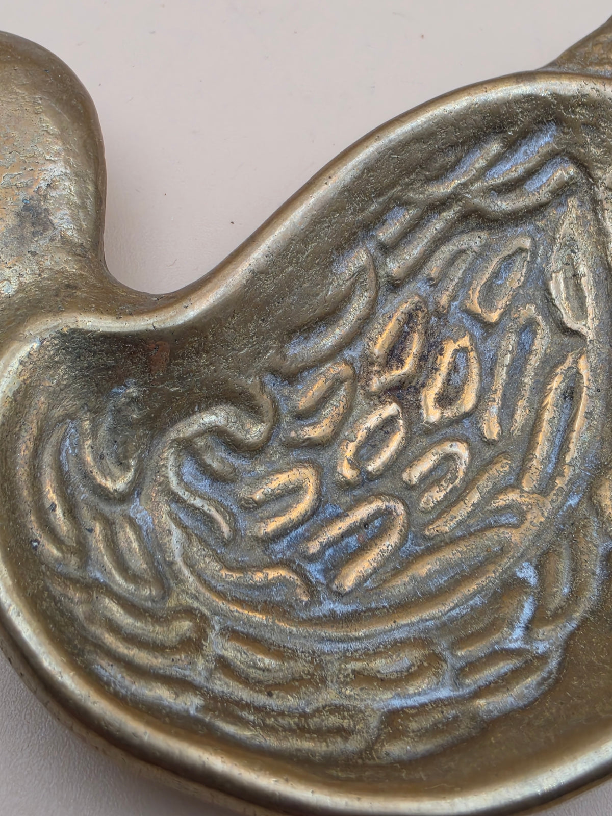 Solid Brass Vintage 1960's Duck Jewelry/Trinket/Candy Dish