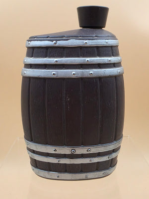 1960's AVON Wooden Barrel Bay Rum After Shave Lotion Empty Container