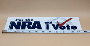 NRA/WINCHESTER/GLOCK and More Lot Of 9 Bumper Stickers