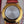 Vintage Santa Claus Festive Novelty Watch With Free Moving Rhinestones in Face