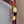 Vintage Santa Claus Festive Novelty Watch With Free Moving Rhinestones in Face