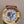 Vintage Santa Claus Festive Novelty Watch With Free Moving Rhinestones in Face