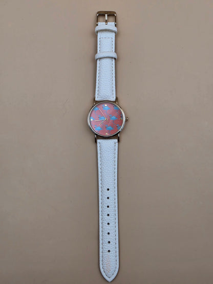 CHARTER CLUB Pink Flamingo 33mm Dial Women's Vintage Watch
