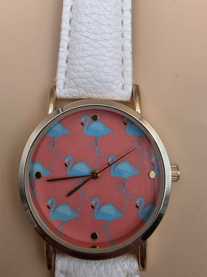 CHARTER CLUB Pink Flamingo 33mm Dial Women's Vintage Watch