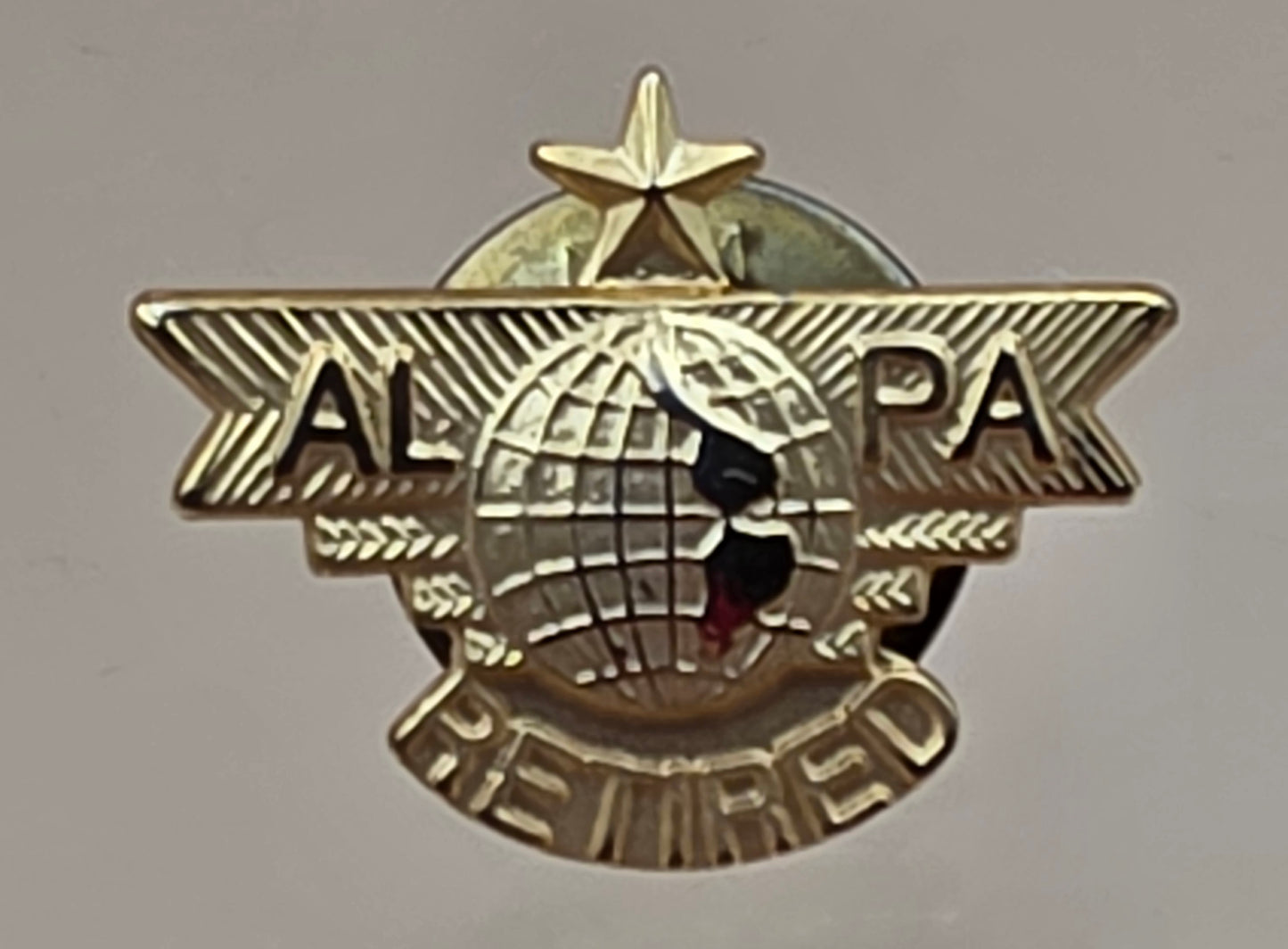 10kgf AIRLINE PILOT ASSOCIATION Retired Hat Pin