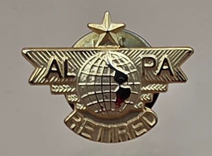 10kgf AIRLINE PILOT ASSOCIATION Retired Hat Pin