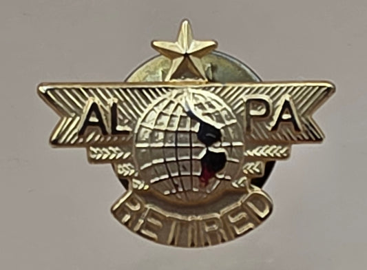 10kgf AIRLINE PILOT ASSOCIATION Retired Hat Pin