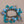 1950's Lucite/Art Glass/Antiqued Gold Tone Stretch Charm Bracelet