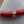 Red Enamel/Clear Rhinestone/Gold Tone 7.25