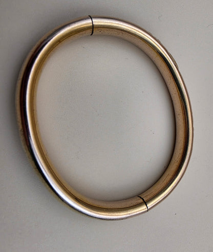 FM CO. Gold Filled Victorian Era Vintage 6.5"Cuff Bracelet